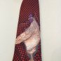Tie Pure Silk handcrafted Rooster Effect 3D Made IN Italy 3 1/8in 2 Colours New