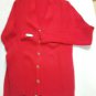 Mens Cardigan Wool Red Classic Vintage With Or Without Pockets M - L 2 Models