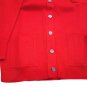 Mens Cardigan Wool Red Classic Vintage With Or Without Pockets M - L 2 Models