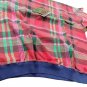 Polo Summer Man Rodrigo Neck Shirt Tartan Red Cotton & Linen Clothes Wide