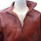 Men's Jacket Tassel Real Leather Lined Spring Size 54 Semiartigianale Fracor