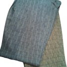 Men's Trousers Classic 54 d6 Pure Wool Cool Summer Vintage Blue Grey Checked