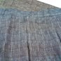 Men's Trousers Classic 54 d6 Pure Wool Cool Summer Vintage Blue Grey Checked