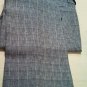 Men's Trousers Classic 54 d6 Pure Wool Cool Summer Vintage Blue Grey Checked