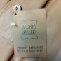 Women's Jacket Genuine Leather Real 80s Vintage handcrafted Tassel New With Tags