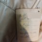 Women's Jacket Genuine Leather Real 80s Vintage handcrafted Tassel New With Tags
