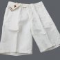 Trousers Summer Short White Unisex Classic Italian Shorts Cotton Or Mix Linen