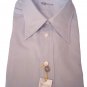 Men's Shirts 4 Seasons Striped Size 44 (XL/XXL) Neck Big Cotton Vintage News