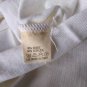 T-Shirt Crew-Neck Man short Sleeve White Yellow Ramie M Or L Giessebi Striped