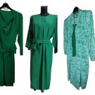 Clothes Woman Light Green Vintage New Polyester Vestebene 42 44 Ita