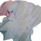 Blouse Short 44 Lilac Baby Blue Pure Cotton Shapeable Woman Classical Sport
