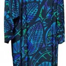 Dress Summer Very Stylish Pure Silk Size Big Blue Ceremony It