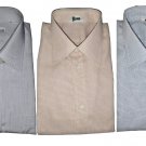 Men's Shirts Cotton Bottom White Check Neck Classic Cameleon 4 Seasons
