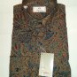 Men's Shirts Fantasy Button-Down Ingram Sizes From 38 A 41 Green Brown Class