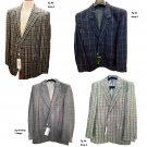 Men's Jacket Winter Fantasy 46-50 It Wool Sartorial Made IN Italy New Sale