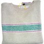 Sweater Crew-Neck Classic Man Pure Wool Cold Beige Green Cool & Comfortable