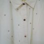 Dress White Model Denim Shirt Cotton Studs New Real Vintage Gft