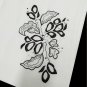 Women's Trousers Top + Bolero White Mix Linen Hand Embroidered Mariella Erre