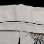 Women's Trousers Top + Bolero White Mix Linen Hand Embroidered Mariella Erre