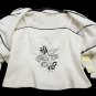 Women's Trousers Top + Bolero White Mix Linen Hand Embroidered Mariella Erre