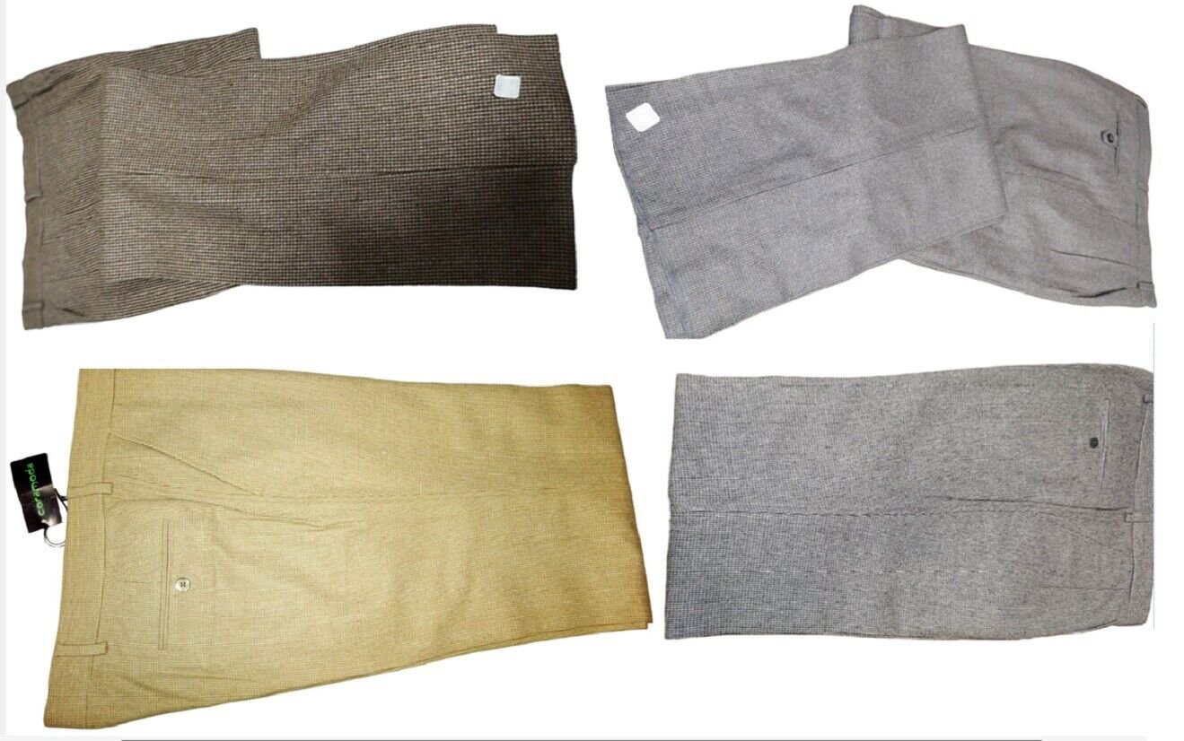Men's Trousers Winter Hot Wool Vintage Fantasy Petite Leg Broadband 54 Wool