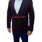 Men's Jacket Double Chest Winter 46/52 Wool Marc Made IN Italy New Violet