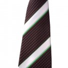 Tie Model Classic Man Effect 3D Waffle Bottom Blue Striped Polyester Como