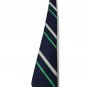 Tie Model Classic Man Effect 3D Waffle Bottom Blue Striped Polyester Como