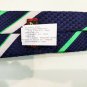 Tie Model Classic Man Effect 3D Waffle Bottom Blue Striped Polyester Como