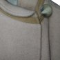 Coat Poncho Winter Woman Vintage Wool Hi-Q Neck Round Barcas Wool Coat