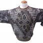 Pullover Man Spring Fantasy Japan & Mandala L XL Real Vintage Mix Cotton