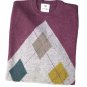 Men's Sweater Crew-Neck Wool Merino Classic Rhombus Cagi Sweater Made IN Italy