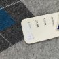 Men's Sweater Crew-Neck Wool Merino Classic Rhombus Cagi Sweater Made IN Italy