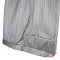 Men's Suit Grey Pure Wool IN Cutting Drop 4 Short Original Vintage Italiano