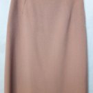 Skirt Winter Camel Woman Pure Wool Size 46 Basic High Quality Ultima Sale
