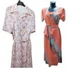 Dress Vintage 80's Flowers Long Summer Size 42 46 Ita Cool Made IN Italy