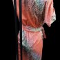Dress Vintage 80's Flowers Long Summer Size 42 46 Ita Cool Made IN Italy