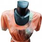 Dress Vintage 80's Flowers Long Summer Size 42 46 Ita Cool Made IN Italy