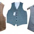 Vest Waistcoat Fabric Wool Man Vest Wool Classic Pret-a-Porter Made IN Italy