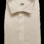 Shirt Ceremony White Operated striped Neck Diplomat Pure Cotton Vintage New