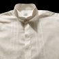 Shirt Ceremony White Operated striped Neck Diplomat Pure Cotton Vintage New