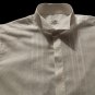 Shirt Ceremony White Operated striped Neck Diplomat Pure Cotton Vintage New