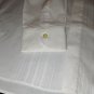 Shirt Ceremony White Operated striped Neck Diplomat Pure Cotton Vintage New
