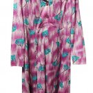 Dress Light Jersey Microfibre Real Vintage Pink Fantasy Long Sleeve