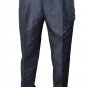 Men's Suit Grey Blue Slim Fit Double Chest Pure Silk Summer Facis