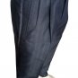Men's Suit Grey Blue Slim Fit Double Chest Pure Silk Summer Facis
