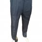 Men's Suit Grey Blue Slim Fit Double Chest Pure Silk Summer Facis