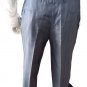 Men's Suit Grey Blue Slim Fit Double Chest Pure Silk Summer Facis