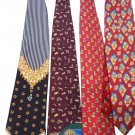 Tie Pure Silk handcrafted Various Patterns Made IN Italy 3 1/8in New Printed