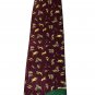 Tie Pure Silk handcrafted Various Patterns Made IN Italy 3 1/8in New Printed